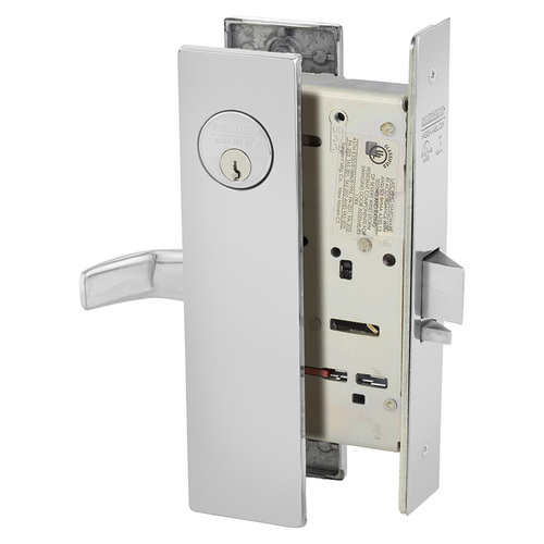 Mortise Lock Bright Chrome