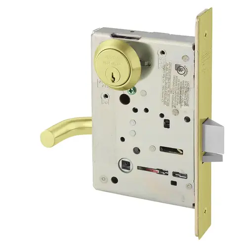 Mortise Lock Satin Brass