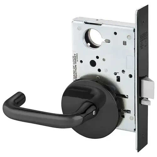 Mortise Lock Dark Oxidized Statuary Bronze Clear Coated