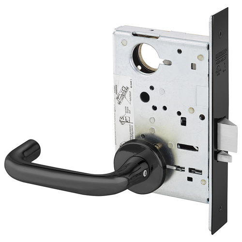 Mortise Lock Dark Oxidized Statuary Bronze Clear Coated