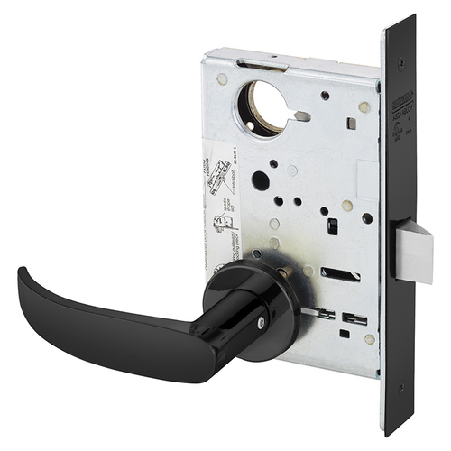 Mortise Lock Dark Oxidized Statuary Bronze Clear Coated