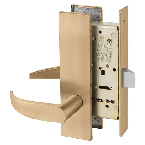 Mortise Lock Satin Bronze Clear Coated