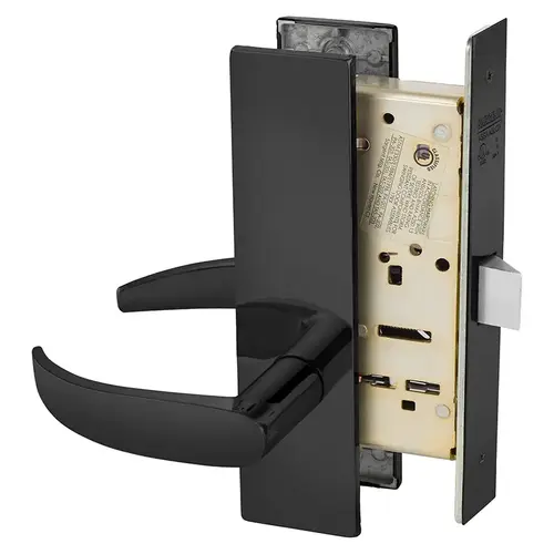 Mortise Lock Dark Oxidized Statuary Bronze Clear Coated