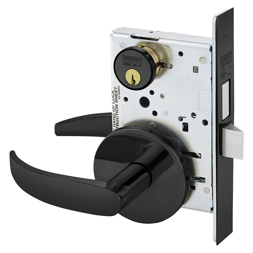 Mortise Lock Dark Oxidized Statuary Bronze Clear Coated