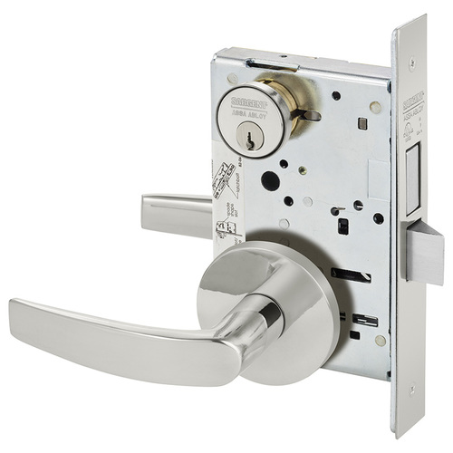 Mortise Lock Bright Stainless Steel