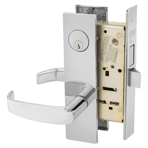 Mortise Lock Bright Chrome