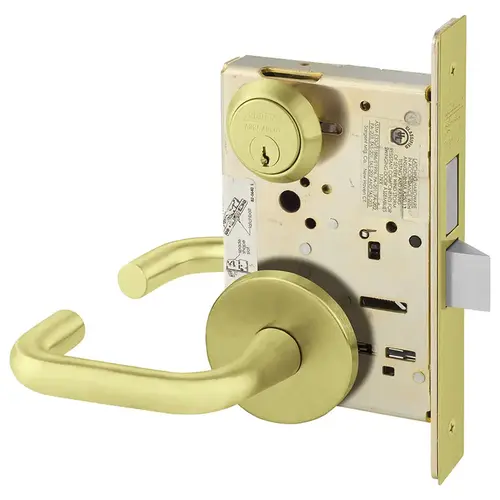 Mortise Lock Satin Brass