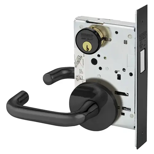 Mortise Lock Dark Oxidized Statuary Bronze Clear Coated