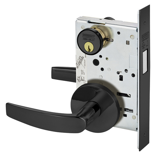 Mortise Lock Dark Oxidized Statuary Bronze Clear Coated