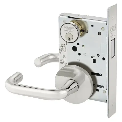 Mortise Lock Bright Stainless Steel