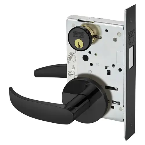 Mortise Lock Dark Oxidized Statuary Bronze Clear Coated