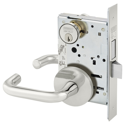 Mortise Lock Bright Stainless Steel