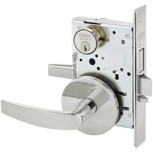 Mortise Lock Bright Stainless Steel