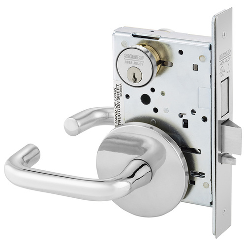 Mortise Lock Bright Chrome