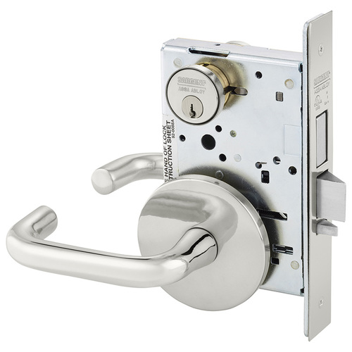 Mortise Lock Bright Stainless Steel