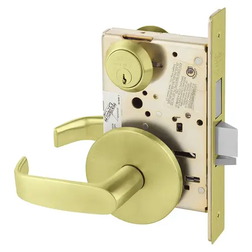 Mortise Lock Satin Brass