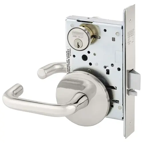 Mortise Lock Bright Stainless Steel