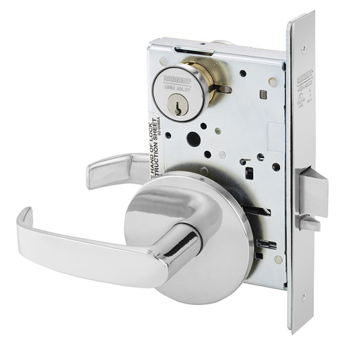 Mortise Lock Bright Chrome