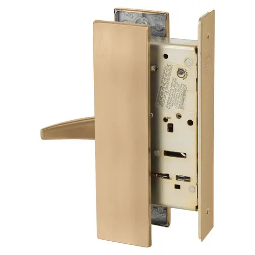 Mortise Lock Satin Bronze Clear Coated