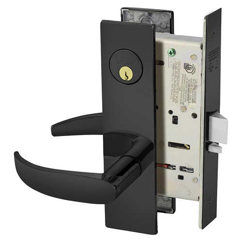 Mortise Lock Dark Oxidized Statuary Bronze Clear Coated