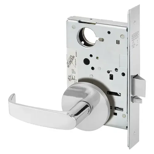 Mortise Lock Bright Chrome