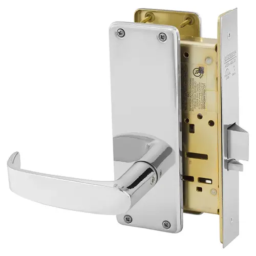 Mortise Lock Bright Chrome