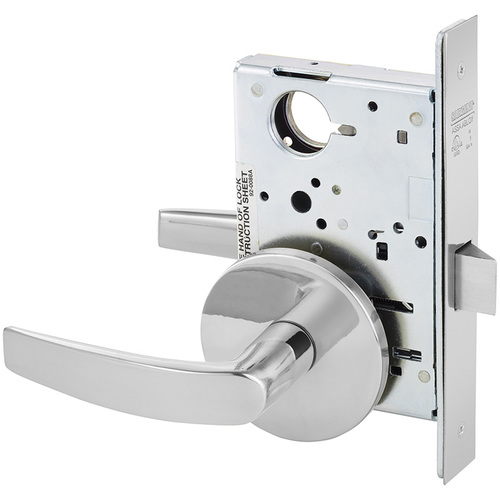 Mortise Lock Bright Chrome