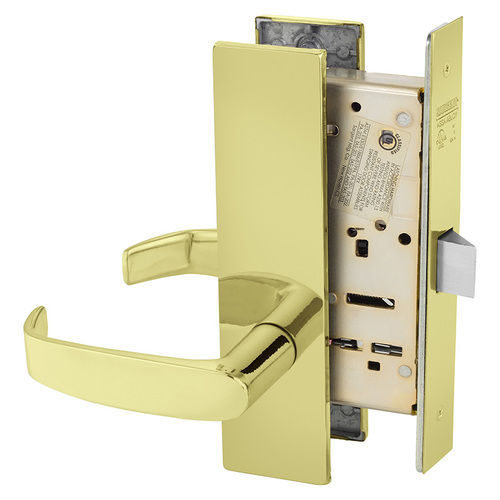 Mortise Lock Bright Brass