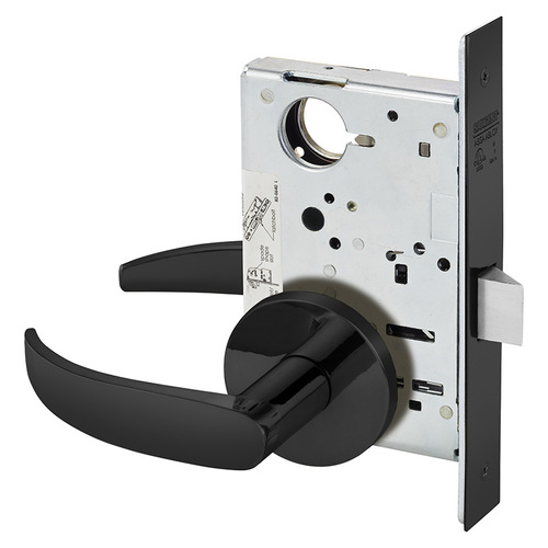 Mortise Lock Dark Oxidized Statuary Bronze Clear Coated