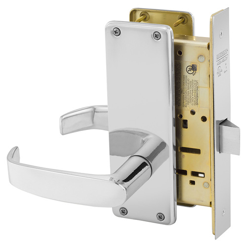 Mortise Lock Bright Chrome