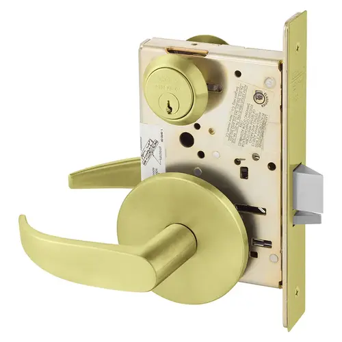 Mortise Lock Satin Brass