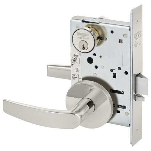 Mortise Lock Bright Stainless Steel