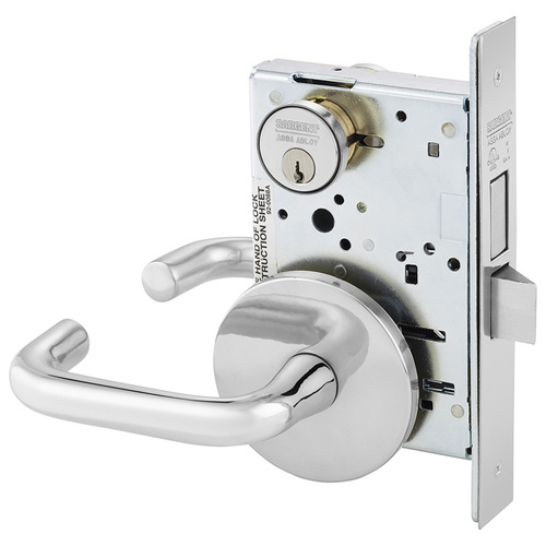 Mortise Lock Bright Chrome