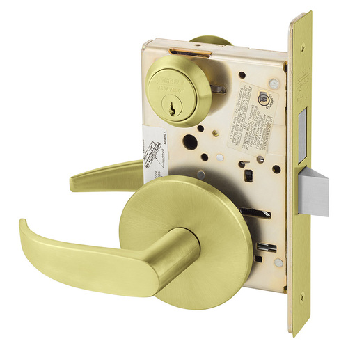 Mortise Lock Satin Brass