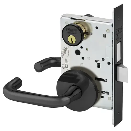 Mortise Lock Dark Oxidized Statuary Bronze Clear Coated