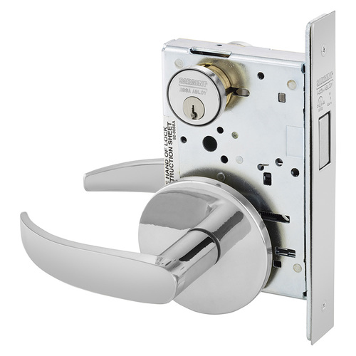 Mortise Lock Bright Chrome