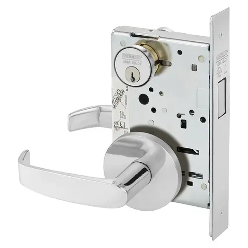 Mortise Lock Bright Chrome