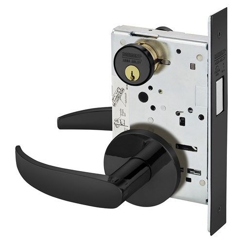 Mortise Lock Dark Oxidized Statuary Bronze Clear Coated