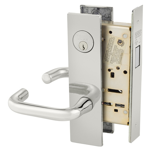 Mortise Lock Bright Stainless Steel