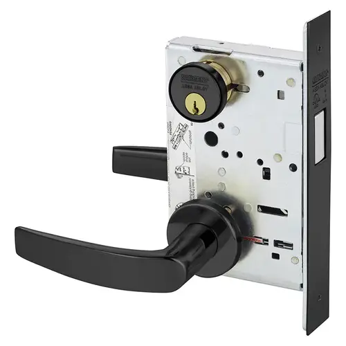 Mortise Lock Dark Oxidized Statuary Bronze Clear Coated