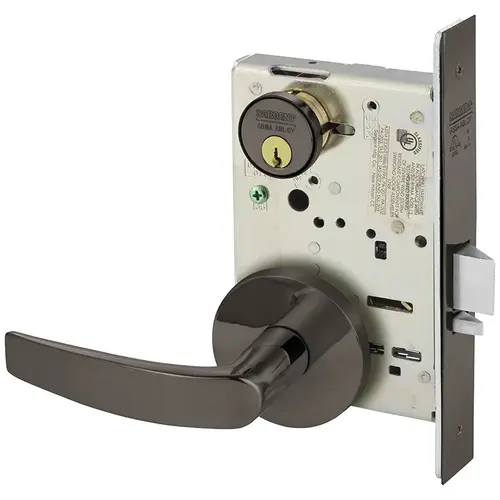 Mortise Lock Oxidized Satin Bronze Relieved Clear Coated