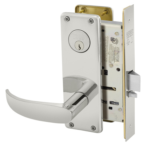 Mortise Lock Bright Stainless Steel