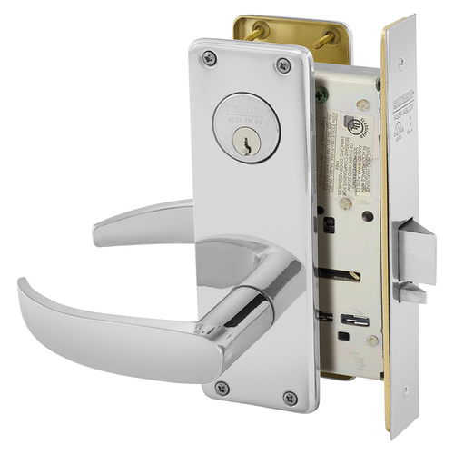 Mortise Lock Bright Chrome