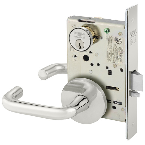 Mortise Lock Bright Stainless Steel