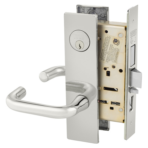 Mortise Lock Bright Stainless Steel