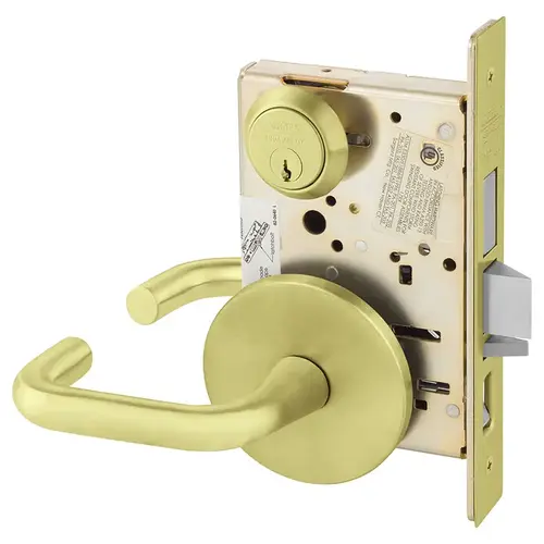 Mortise Lock Satin Brass