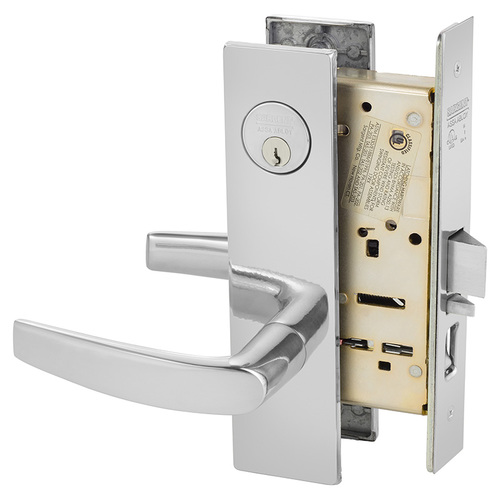 Mortise Lock Bright Chrome