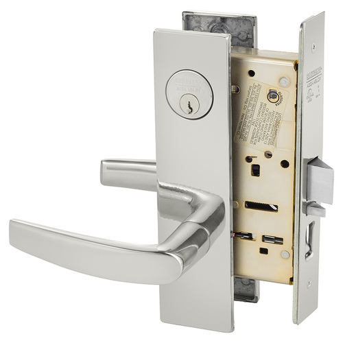 Mortise Lock Bright Stainless Steel