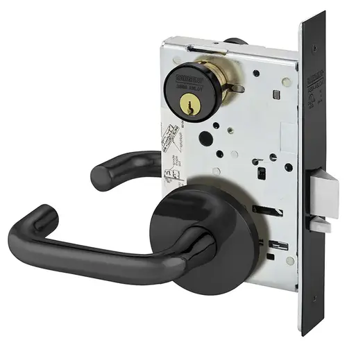 Mortise Lock Dark Oxidized Statuary Bronze Clear Coated