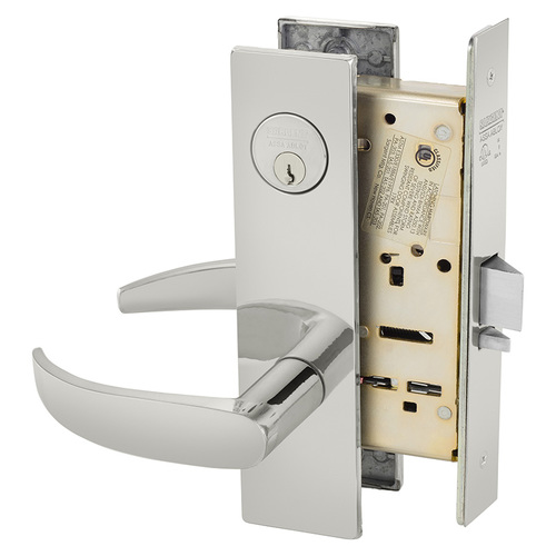 Mortise Lock Bright Stainless Steel